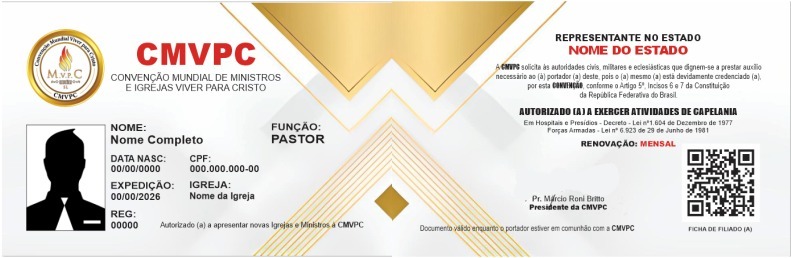 Credencial de Pastor